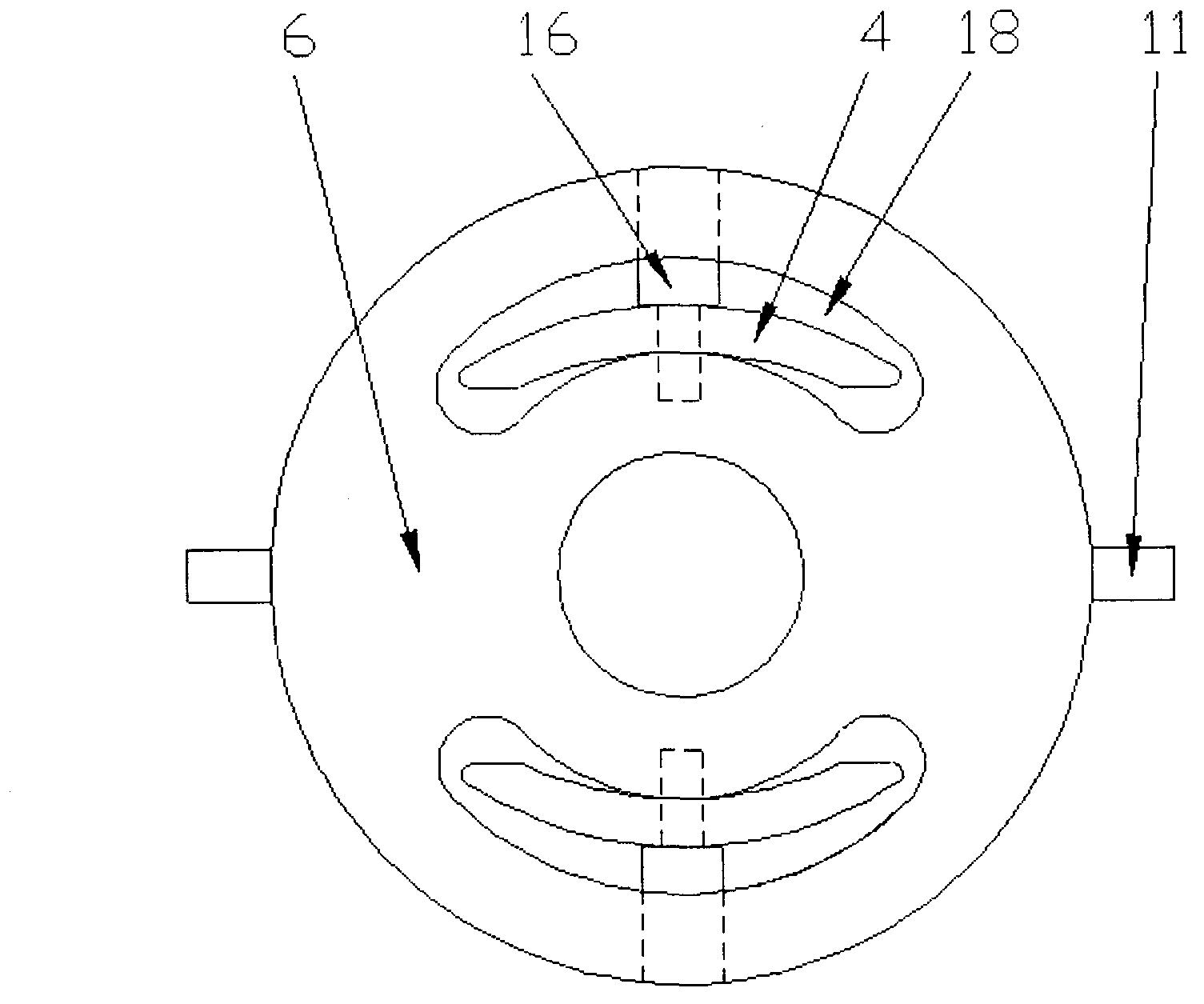 Permanent-magnet slip transmission mechanism