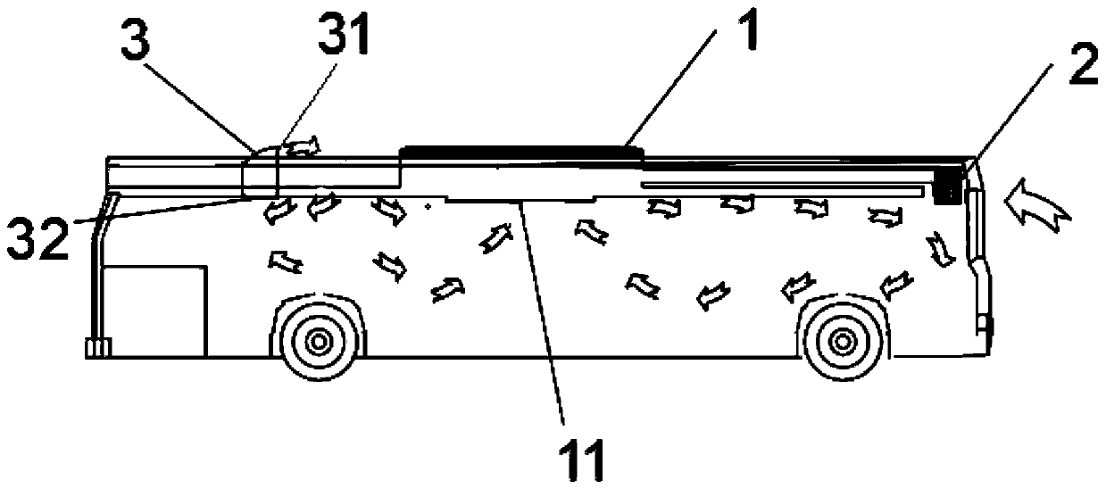 Air conditioner exhaust cold energy recovery system and method for vehicle