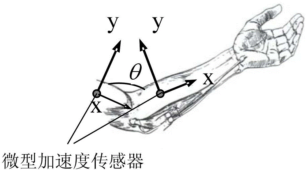 Biological motion information based upper limb shoulder elbow wrist joint motion function evaluation method