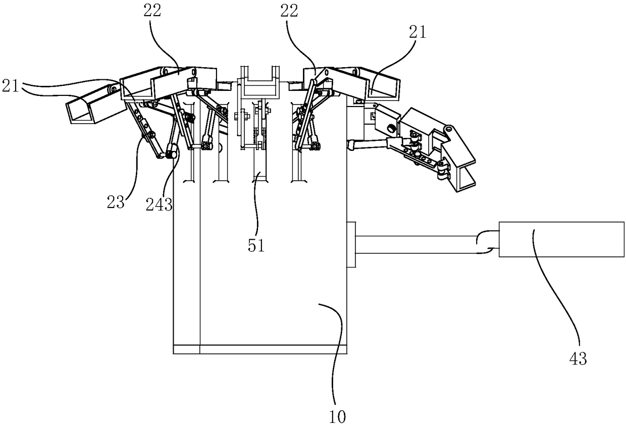 A finger function rehabilitation device with adjustable rod length