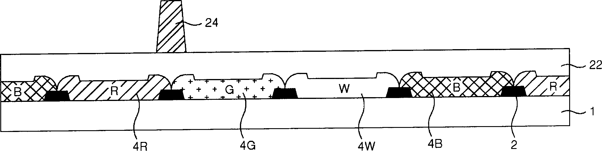 Thin film patterning apparatus and method of fabricating color filter array substrate using the same