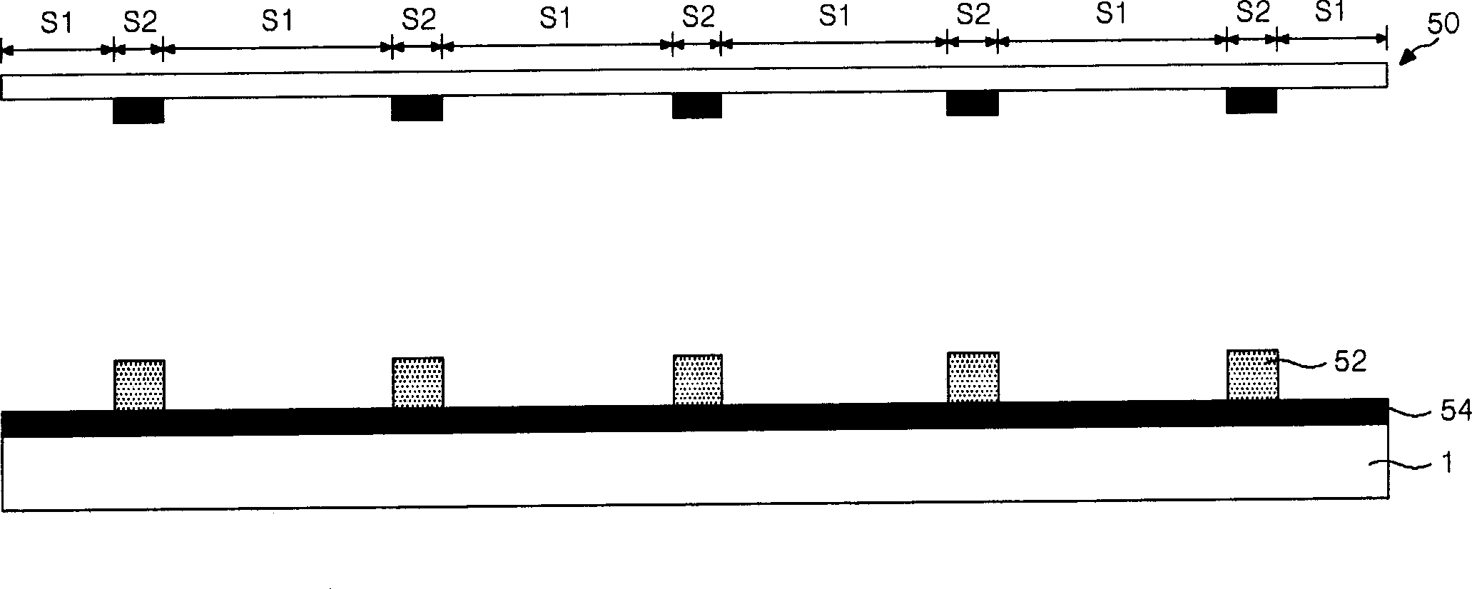 Thin film patterning apparatus and method of fabricating color filter array substrate using the same