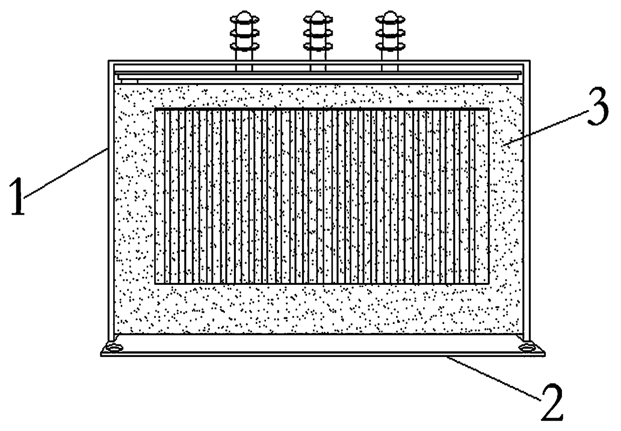 Transformer with dustproof and heat-dissipation function