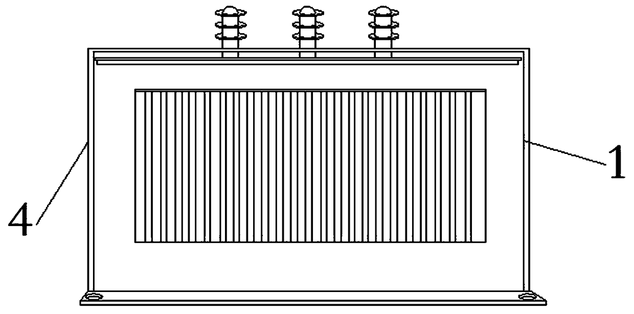 Transformer with dustproof and heat-dissipation function