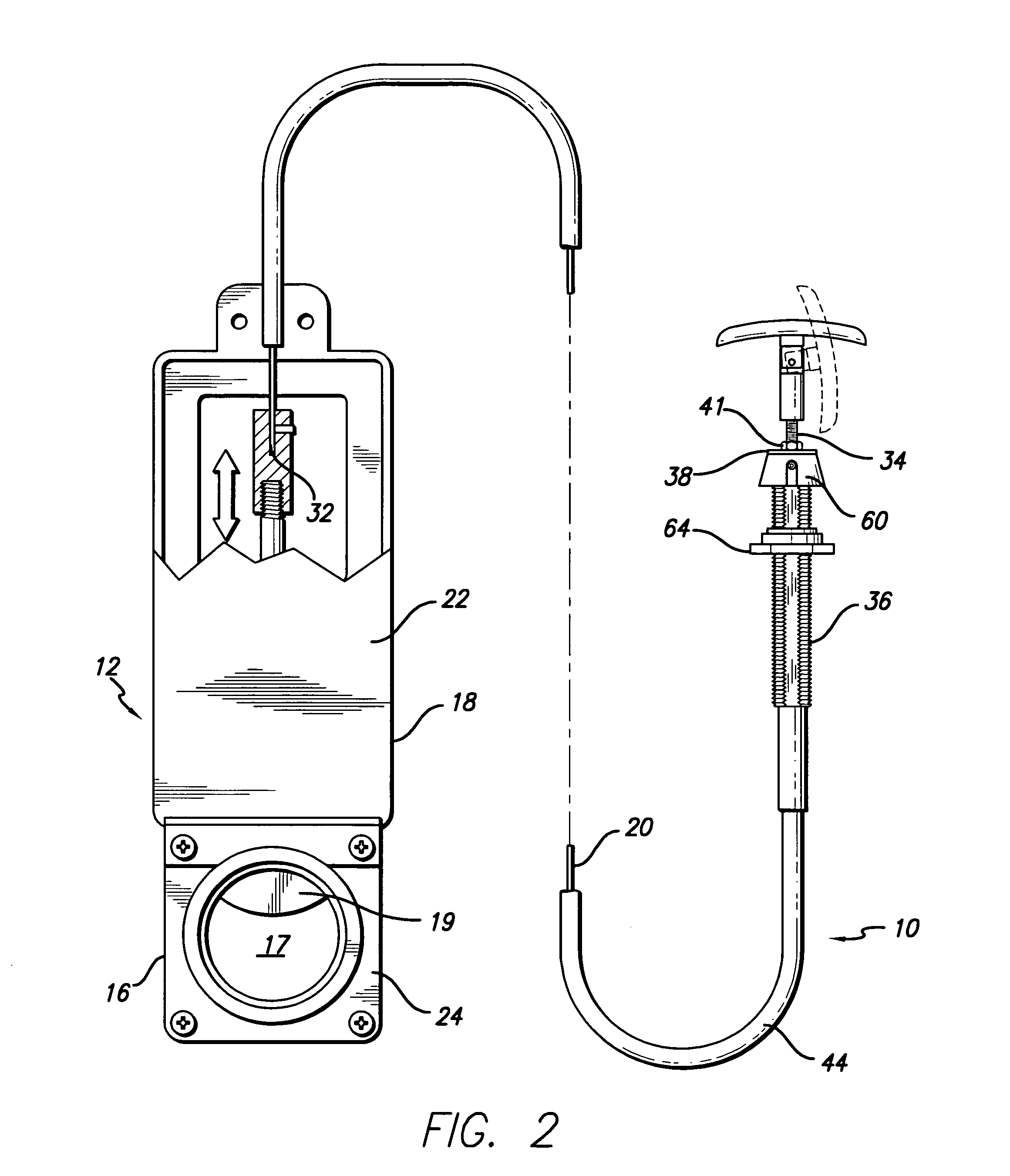 Gate valve cable assembly