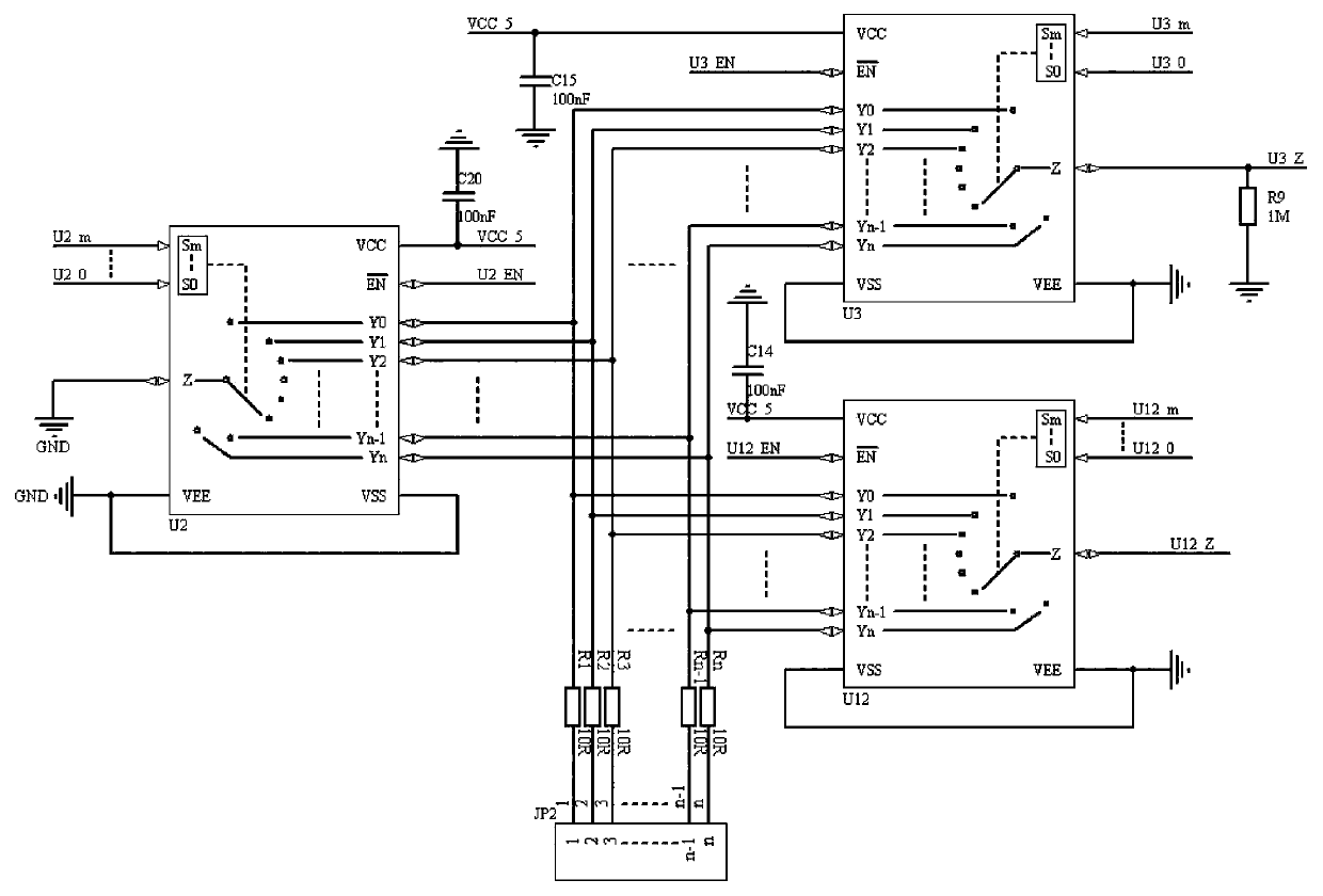 Tester for single-ended connected twisted pair crosstalk hunting of cable