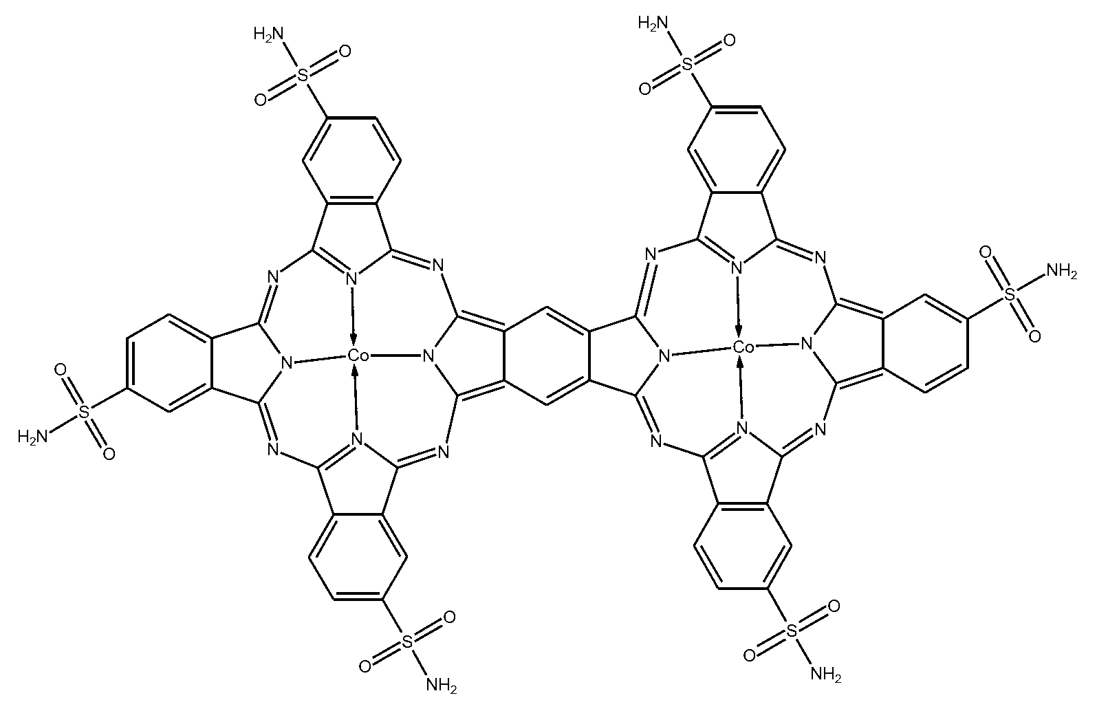 Method for preparing cobalt phthalocyanine sulfonamide desulfurization catalyst