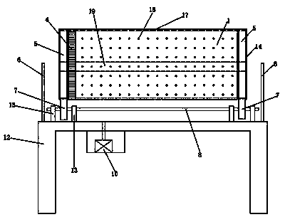 Washing device of labor protection safety net