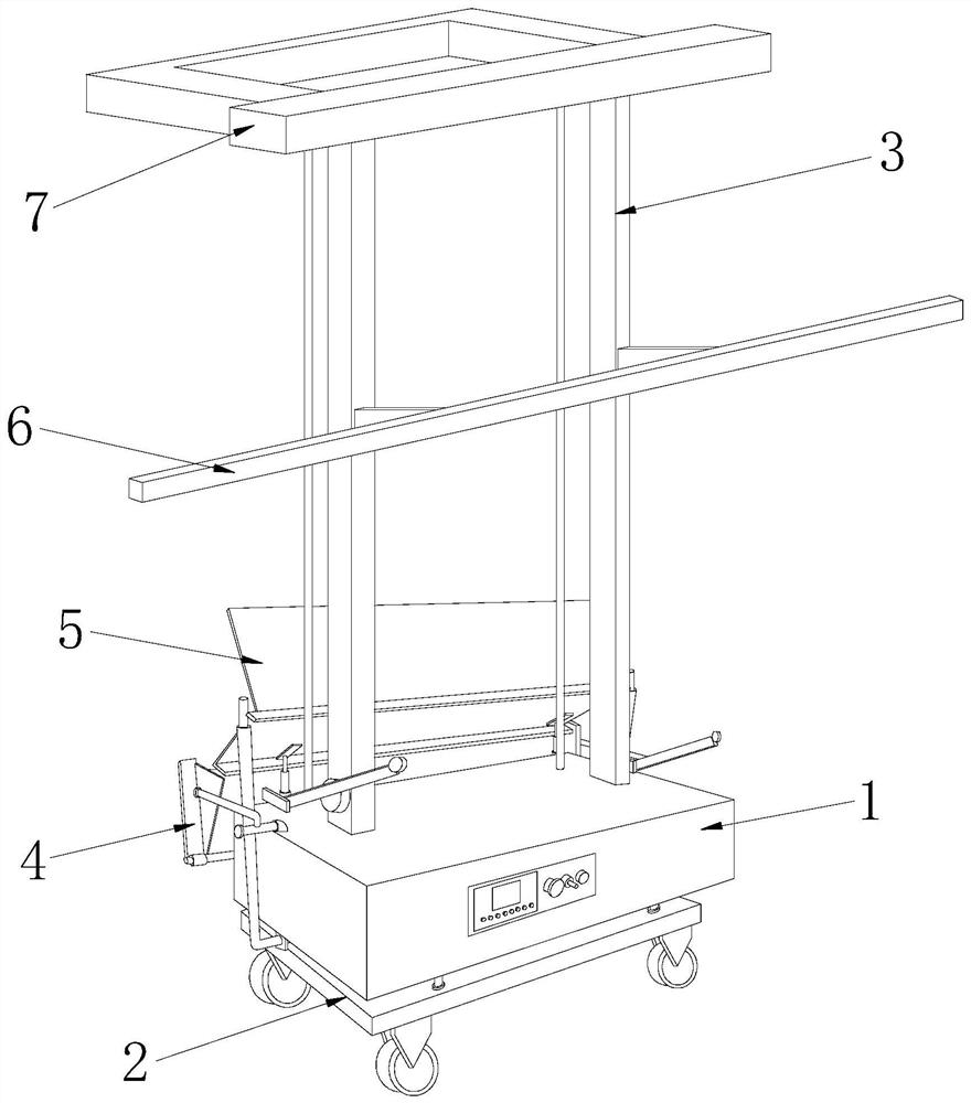 Wall painting equipment in the field of construction machinery for leveling