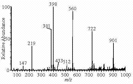 Extractive electrospray ionization mass spectrometry method for inside of tissue sample