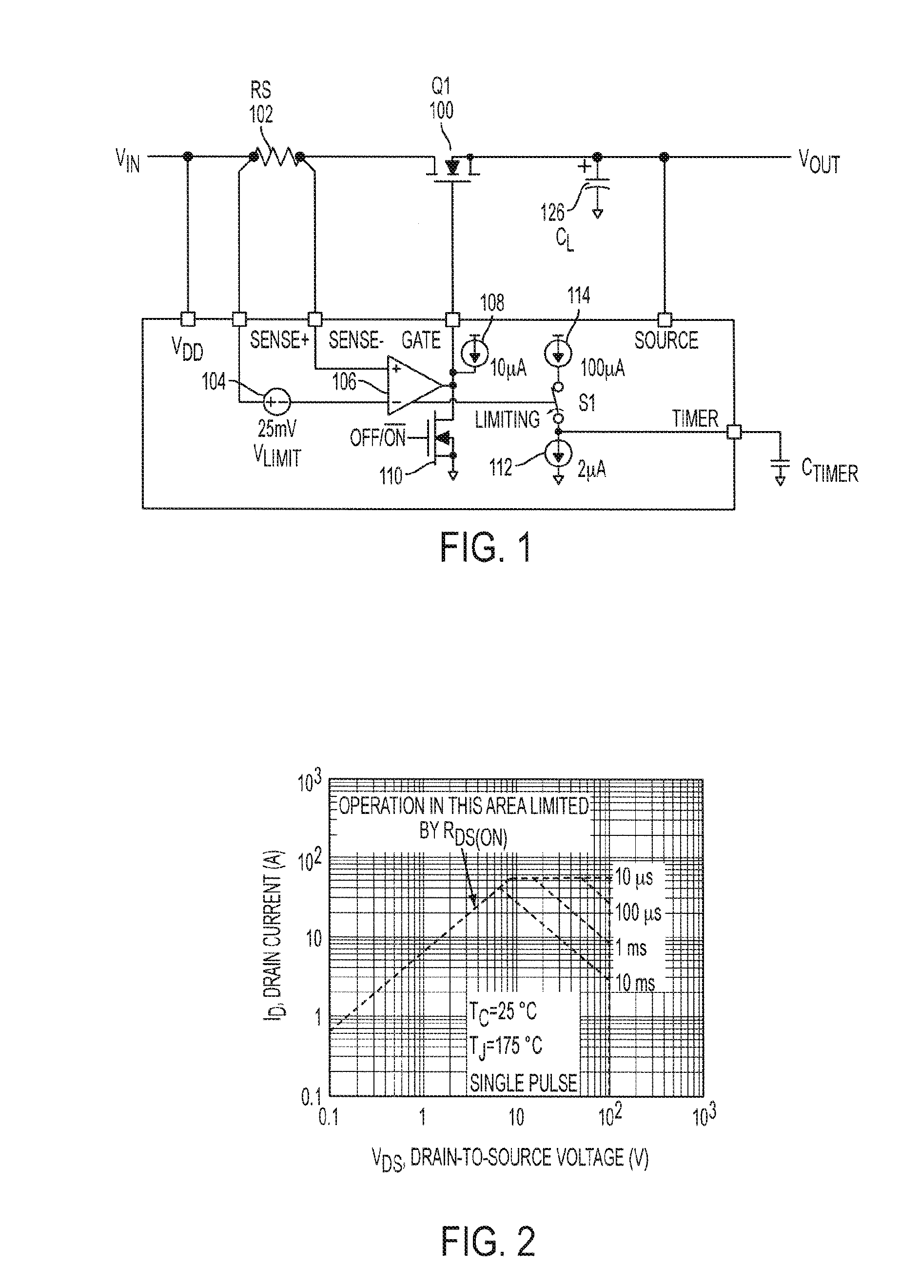 Mosfet protection using resistor-capacitor thermal network