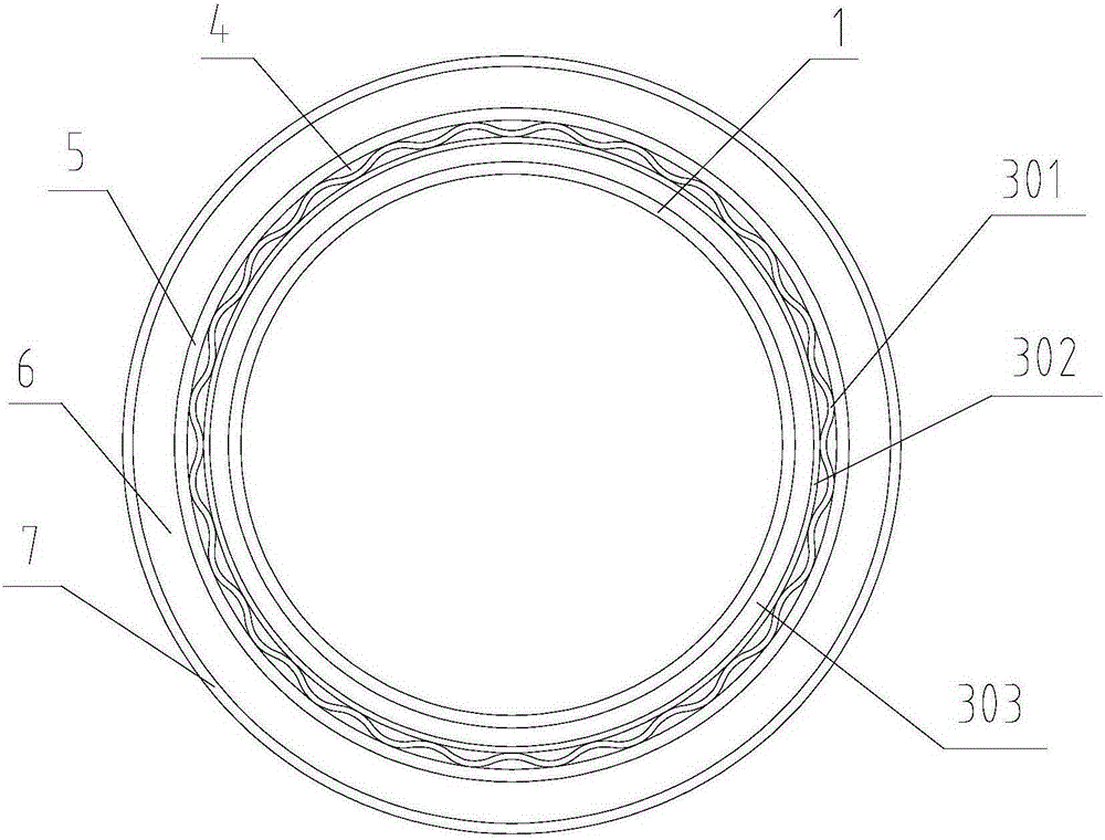 A high-efficiency prefabricated steam insulation pipe