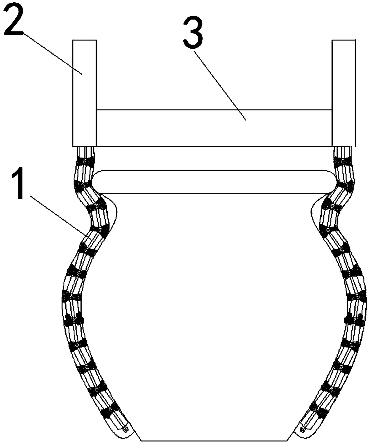 Flexible self-locking manipulator locating method