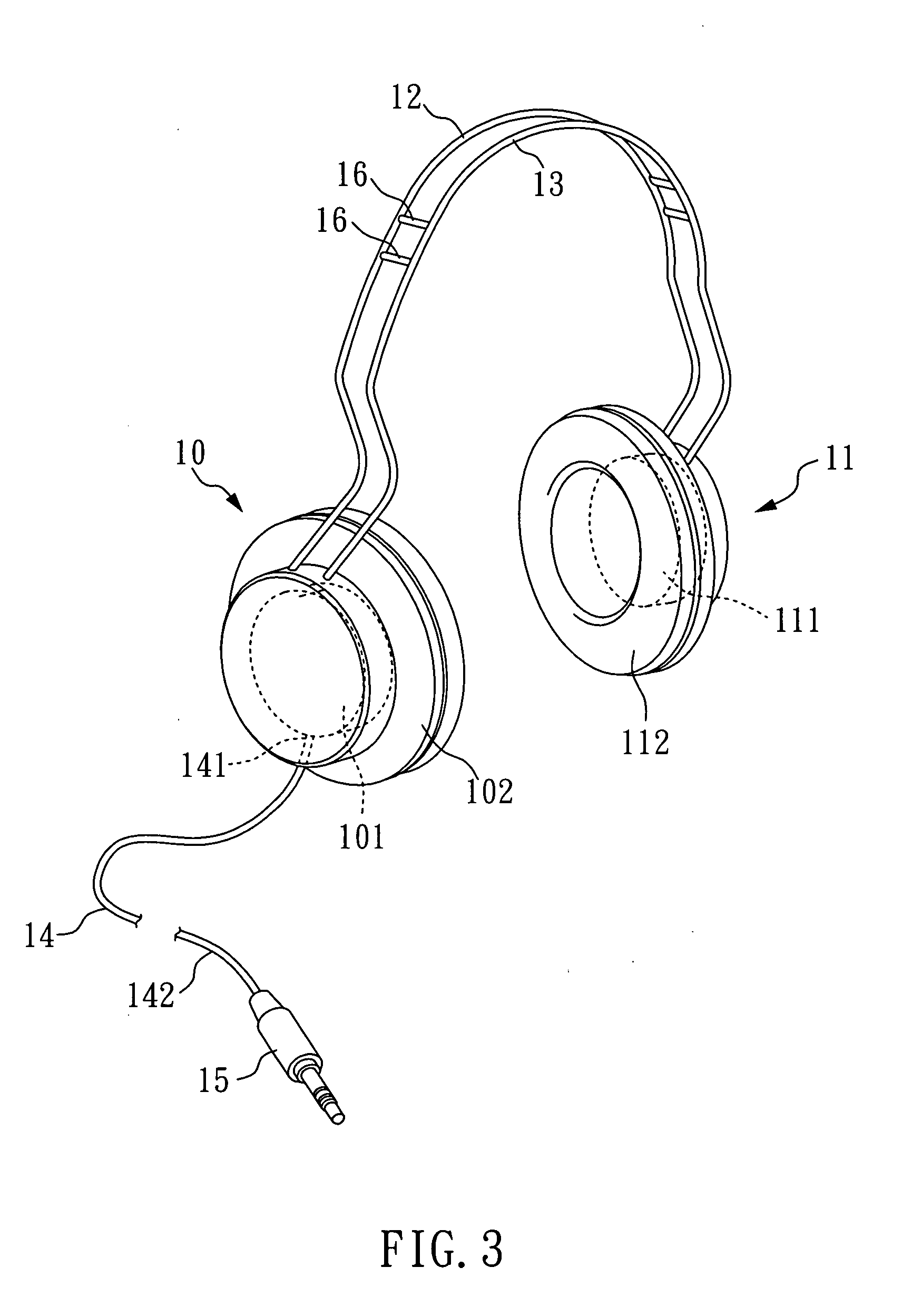 Headphone structure