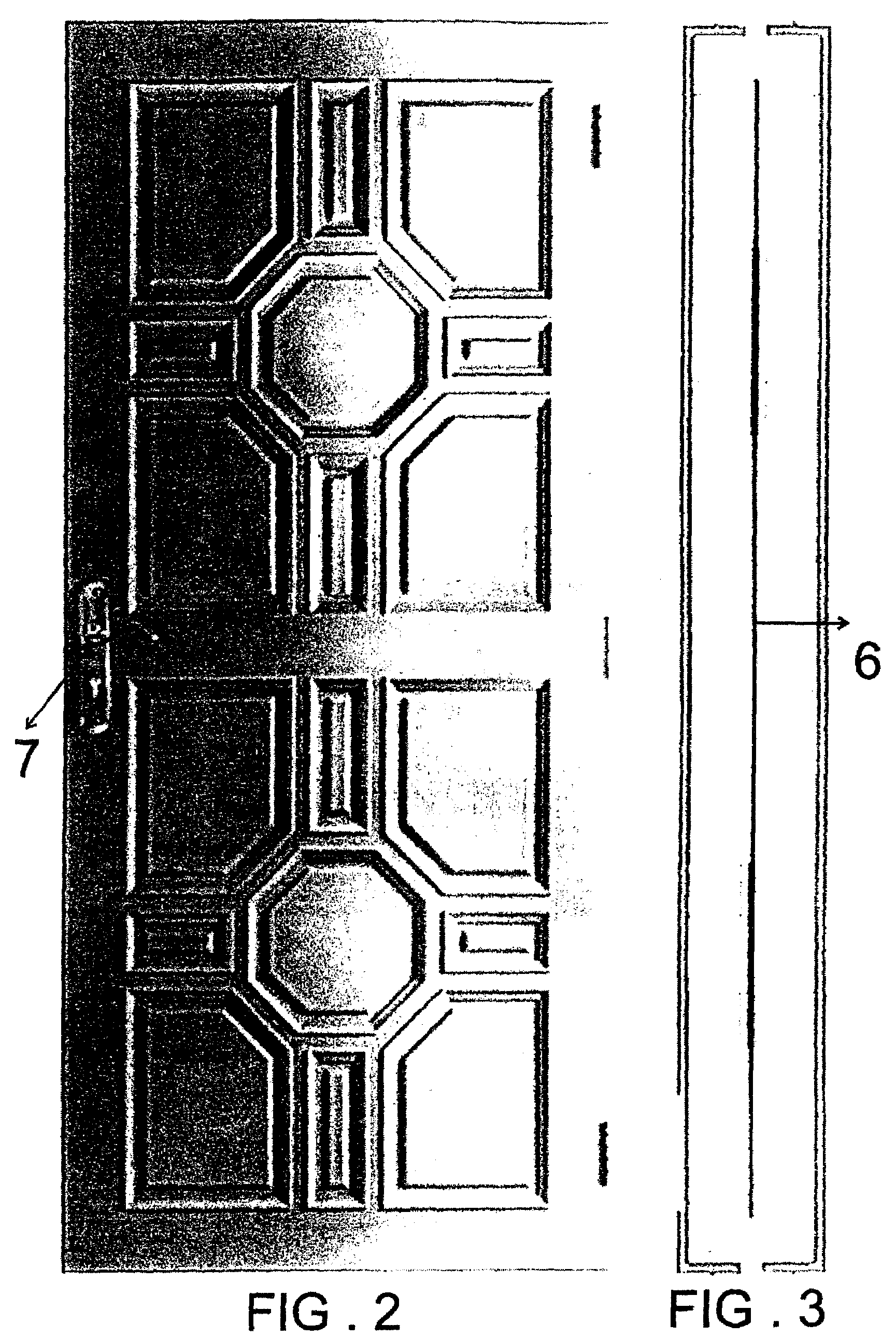 Method for manufacturing of composite door panel using injection molding technology