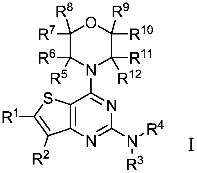 A kind of thienopyrimidine compound and its preparation method and application