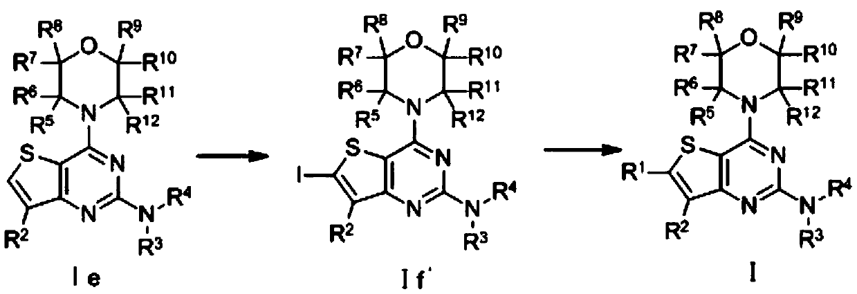 A kind of thienopyrimidine compound and its preparation method and application