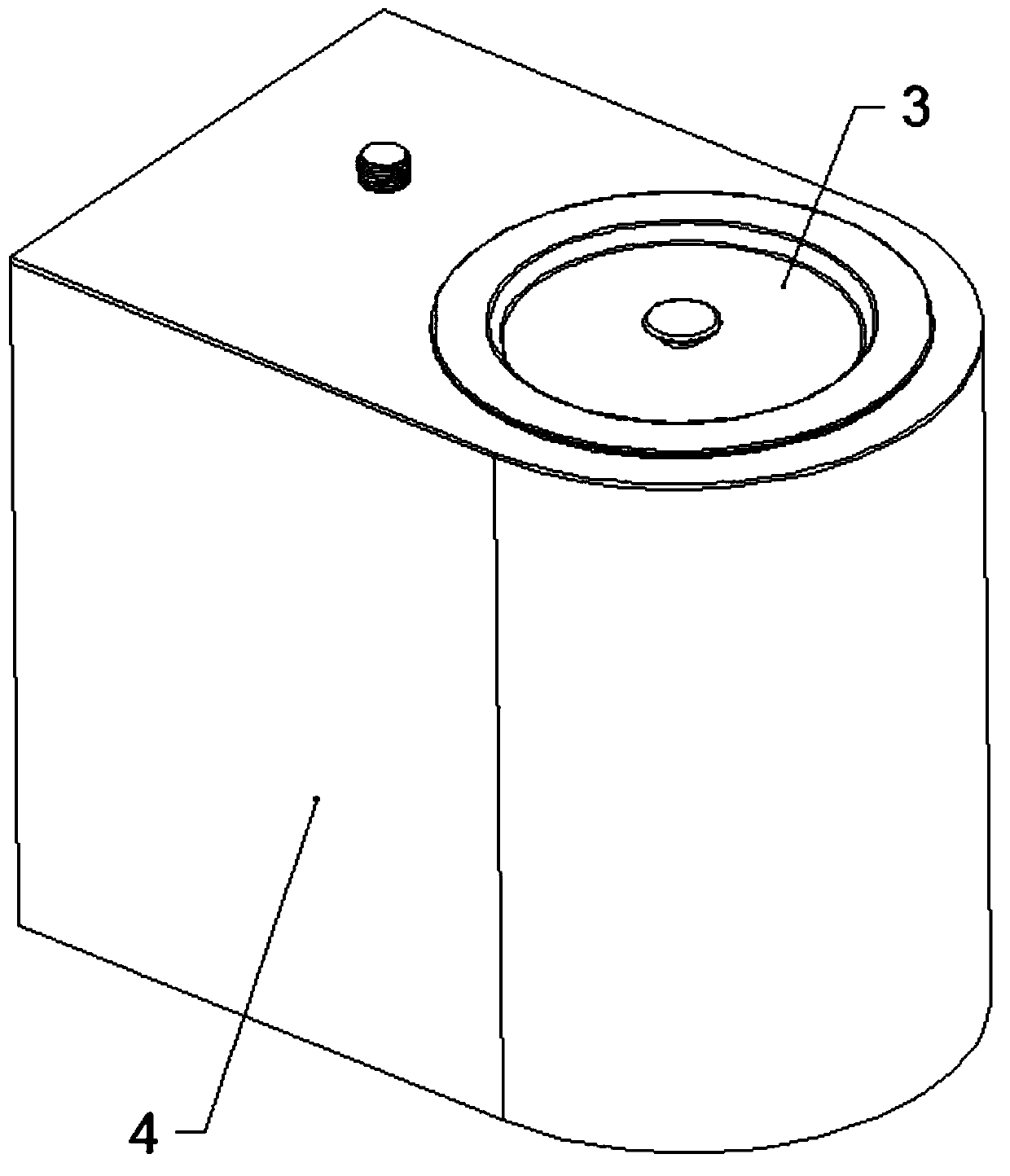 Cleaning machine capable of cleaning specific part of garment