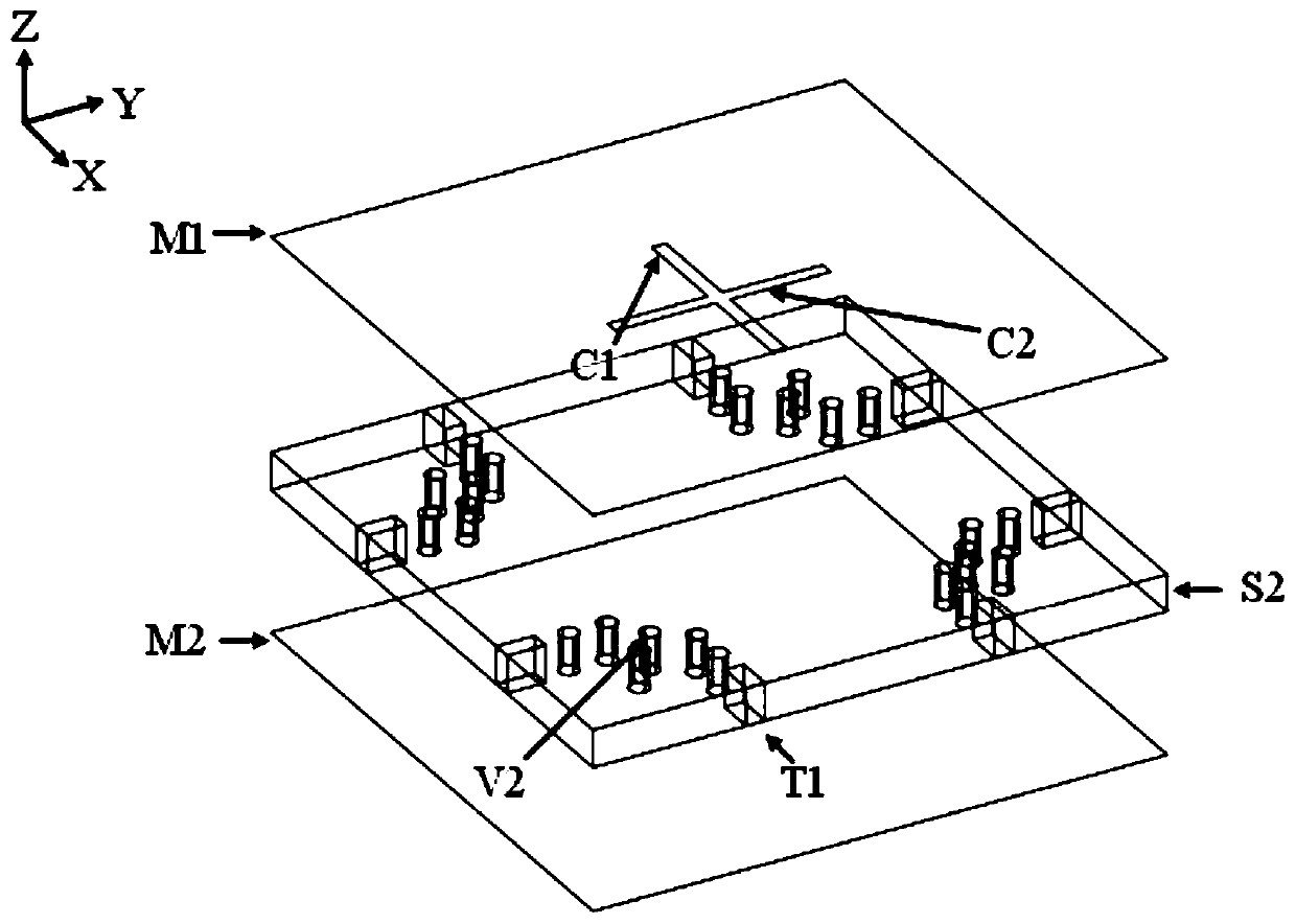 Dual-polarized electromagnetic dipole antenna fed by millimeter-wave differential feeding