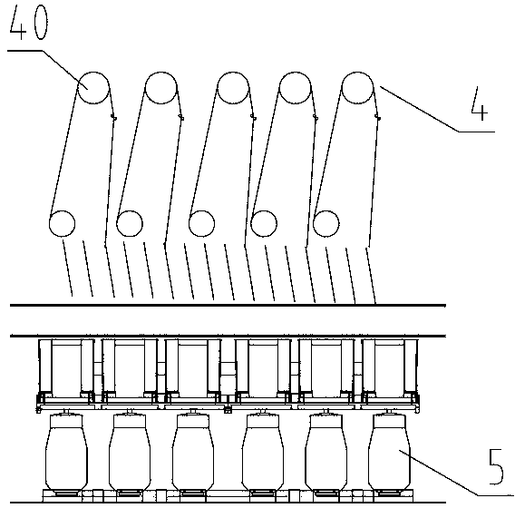 Spinning process of three-spinning-roller semicontinuous high-speed spinning machine