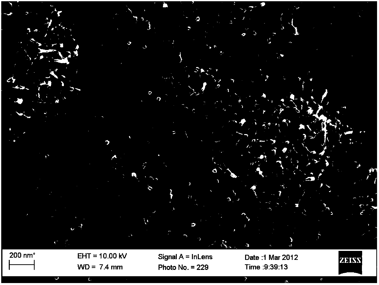 Preparation method of nano-manganese dioxide electrode