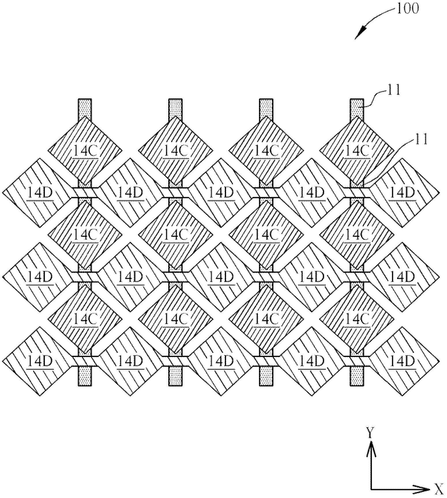 Capacitive touch display device