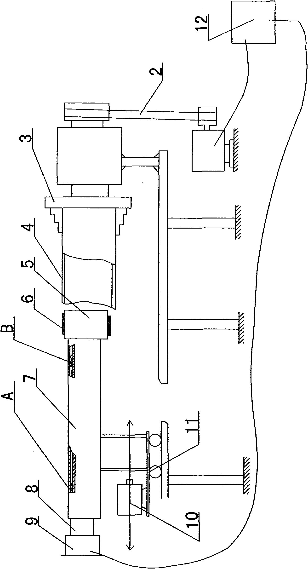 Digital control horizontal honing machine and honing method for realizing control of grinding force