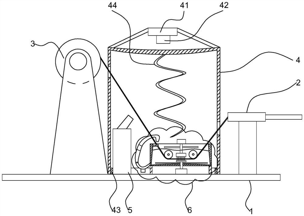 An intelligent wire drawing machine with a hydrothermal cleaning device and a control method thereof