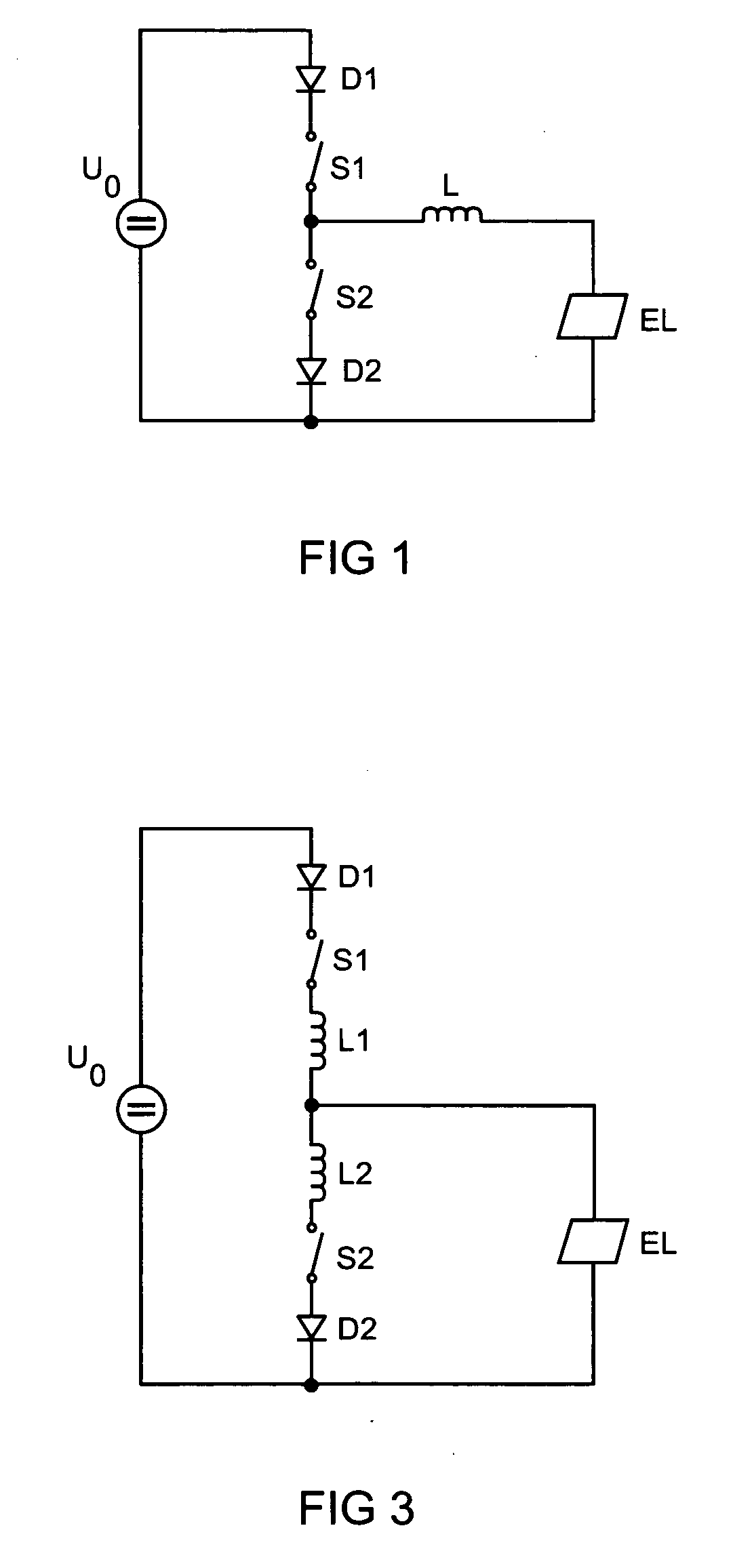 Circuit arrangement having a converter without a transformer but with an inductor for the pulsed operation of dielectric barrier discharge lamps