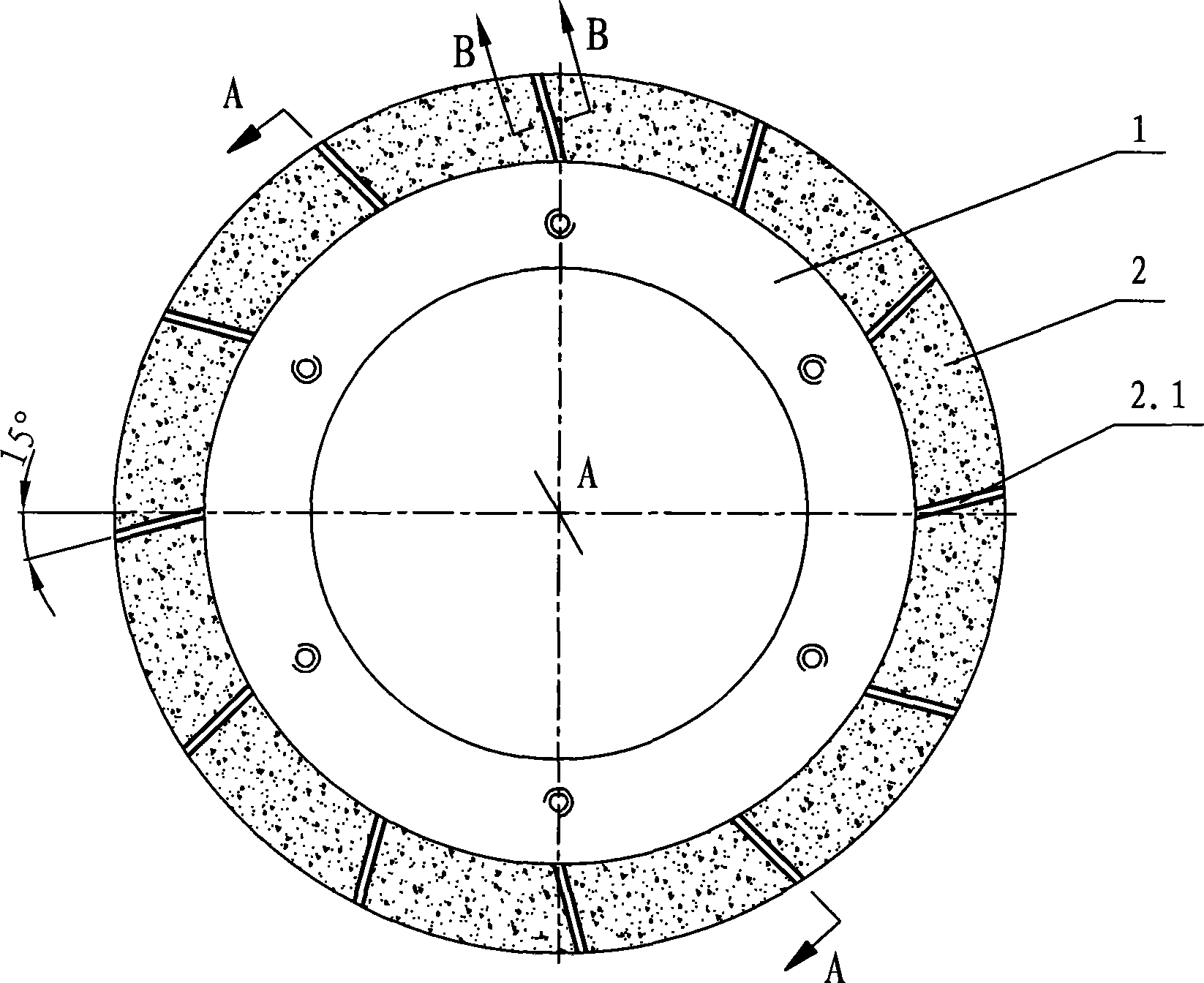Resin anchoring agent diamond grinding wheel and production method thereof