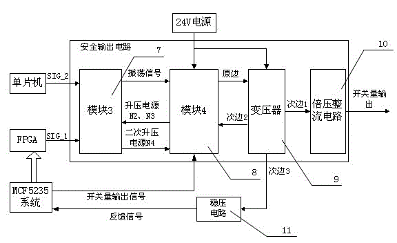 Switching quantity output device and method thereof