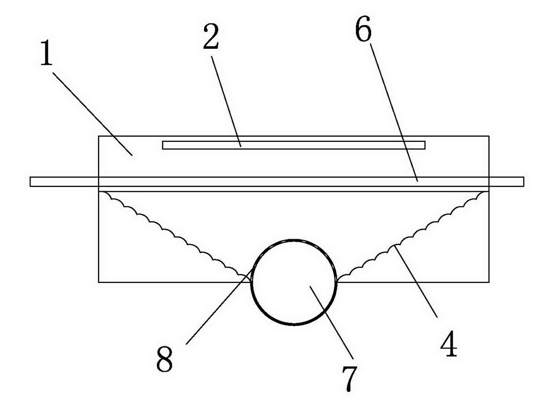 Drying device for dried fruit processing production line