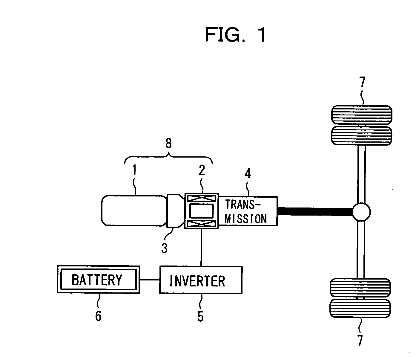 Gear shift control apparatus for a hybrid vehicle
