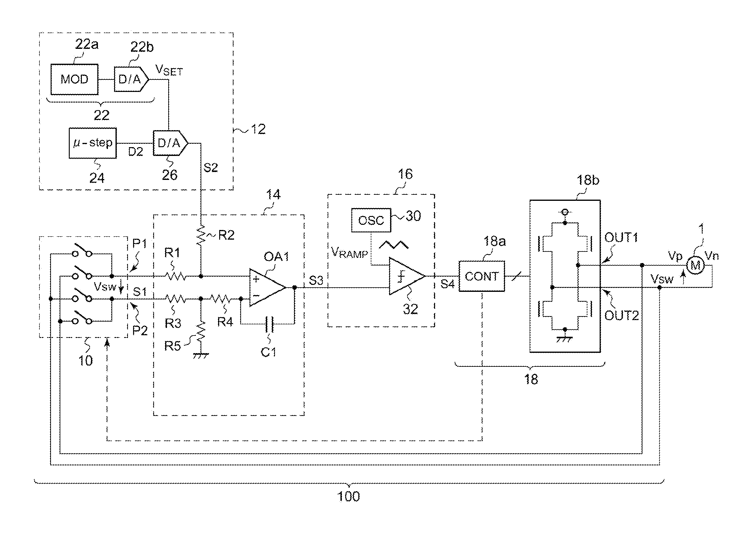 Motor driving circuit and electronic apparatus using the same