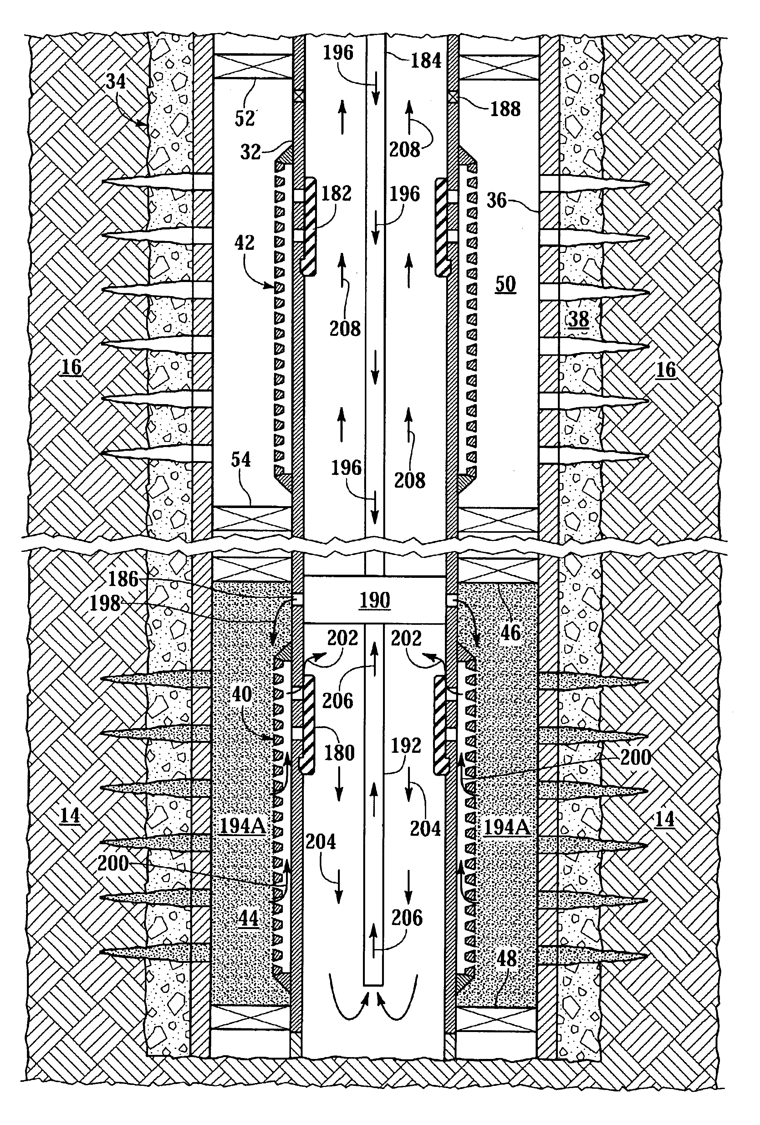 Sand control screen assembly having an internal seal element and treatment method using the same