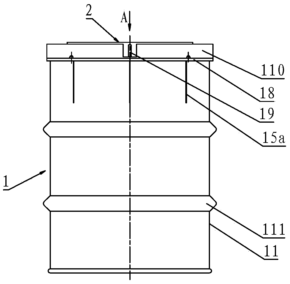 High-temperature gas cooled reactor new fuel element conveying and storing container