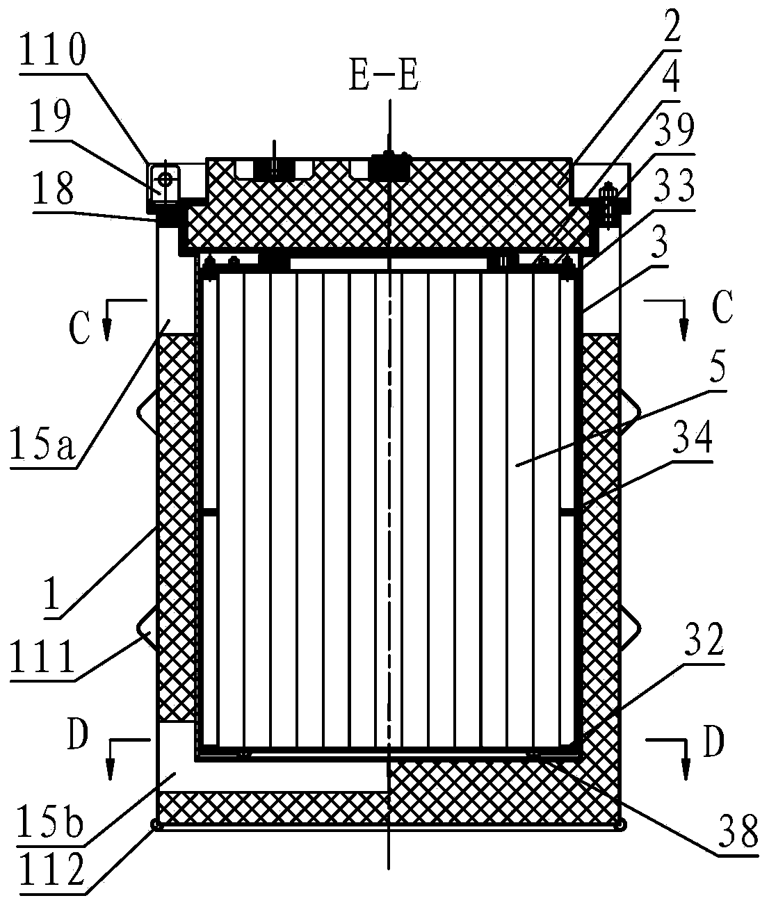 High-temperature gas cooled reactor new fuel element conveying and storing container
