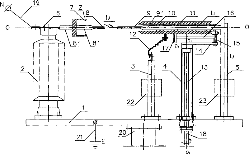 Transformer neutrality point combination electric device