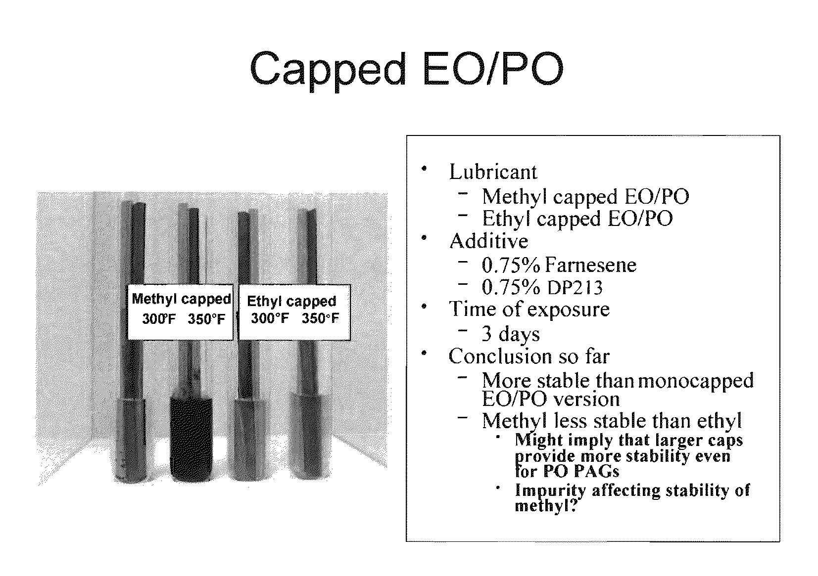 Use of low gwp refrigerants comprising cf3i with stable lubricants