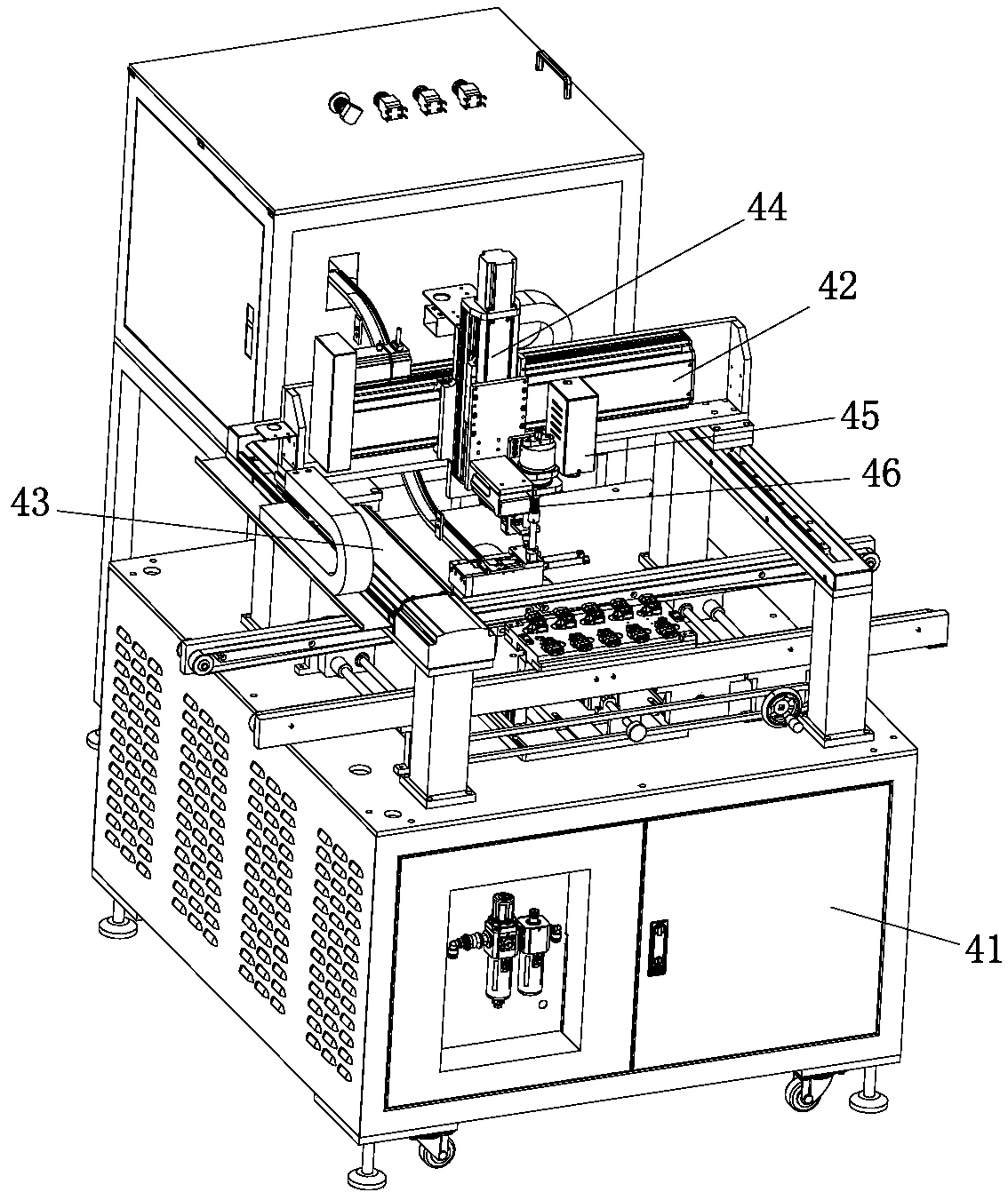 Automatic assembly line for radar products