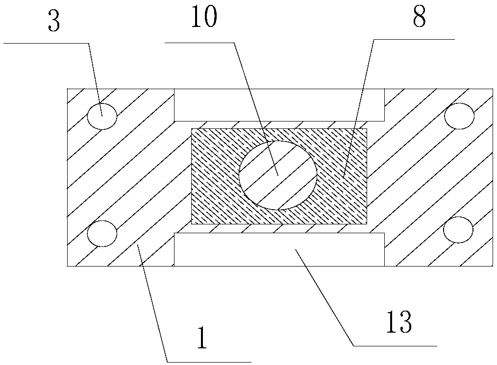 Door sheet carrying device based on anti-collision shock absorption design