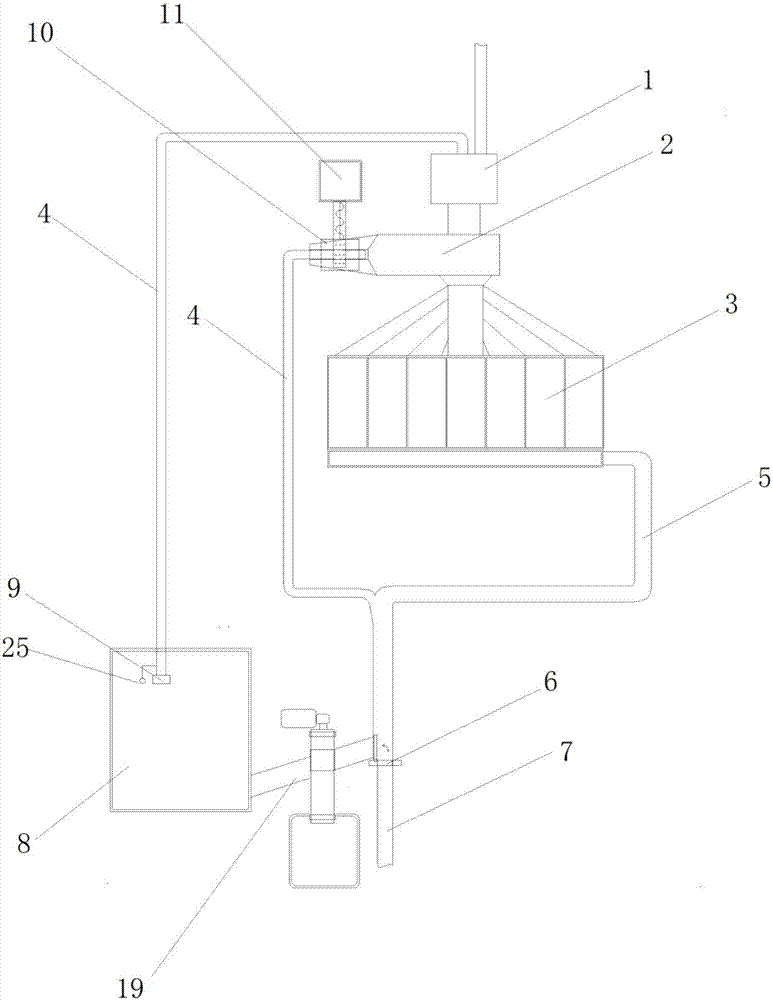 Coffee and fresh fruit processing water recycling system and technological method