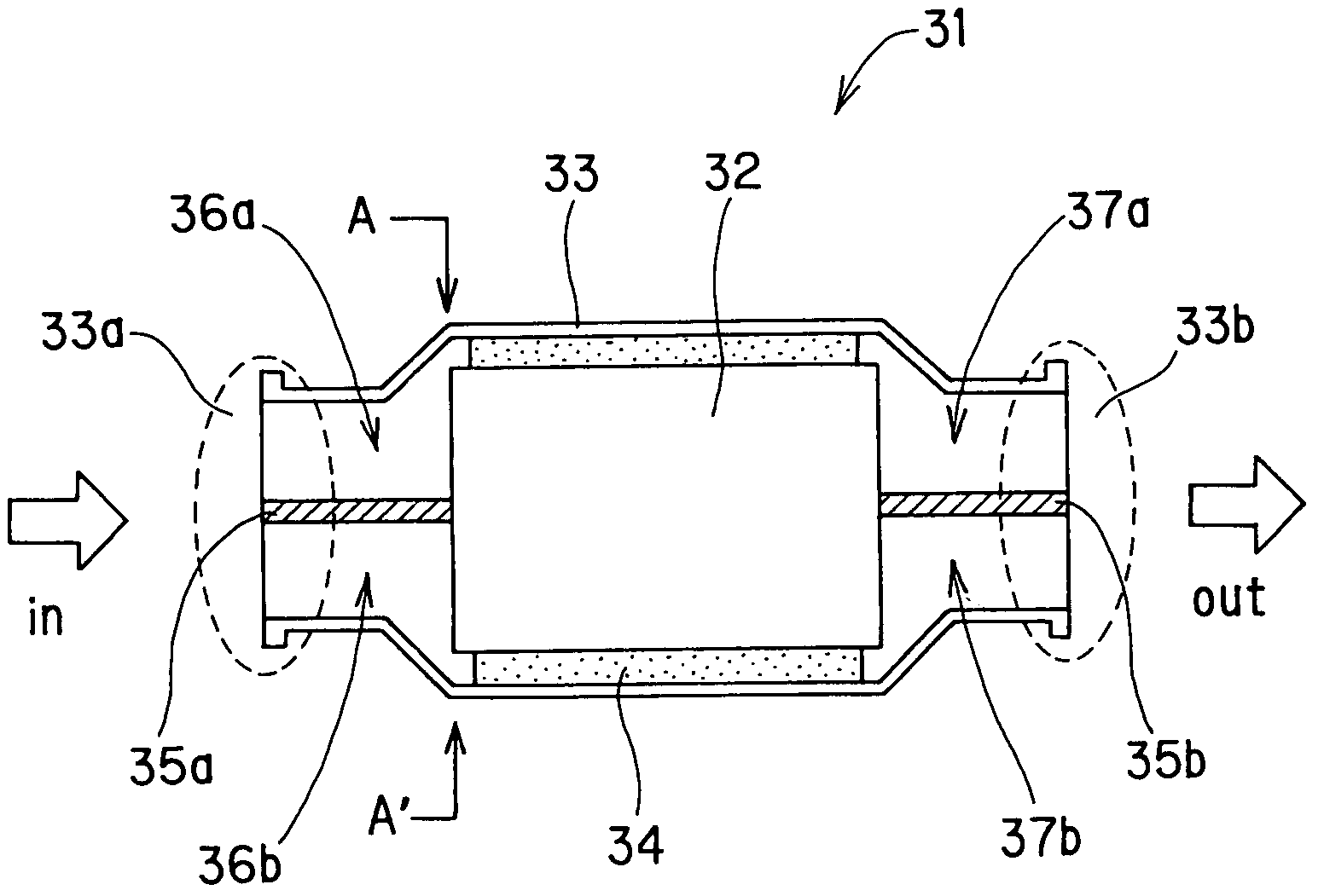 Honeycomb structure and catalytic converter