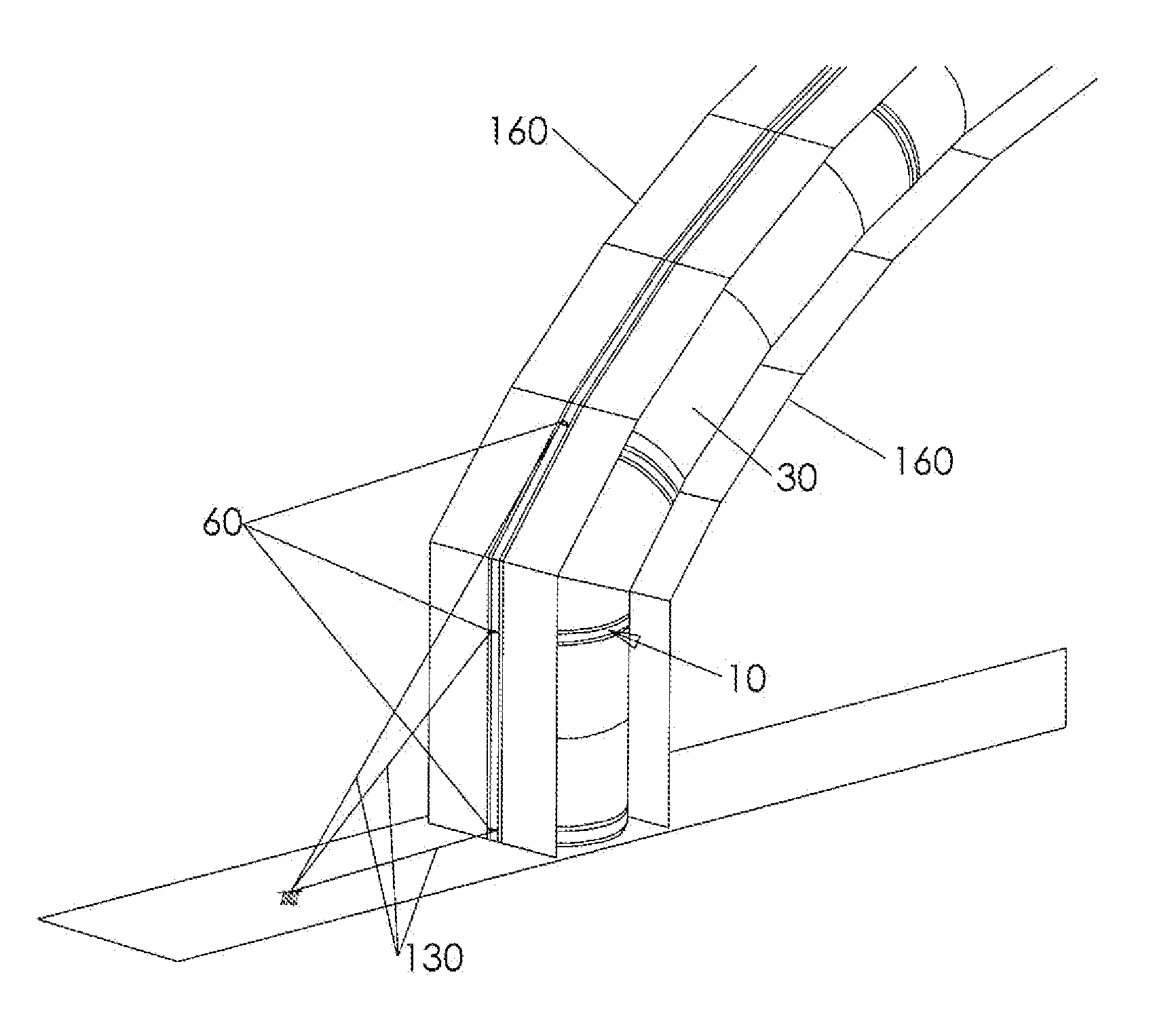 Method and Apparatus for Distributing a Load About an Air Beam