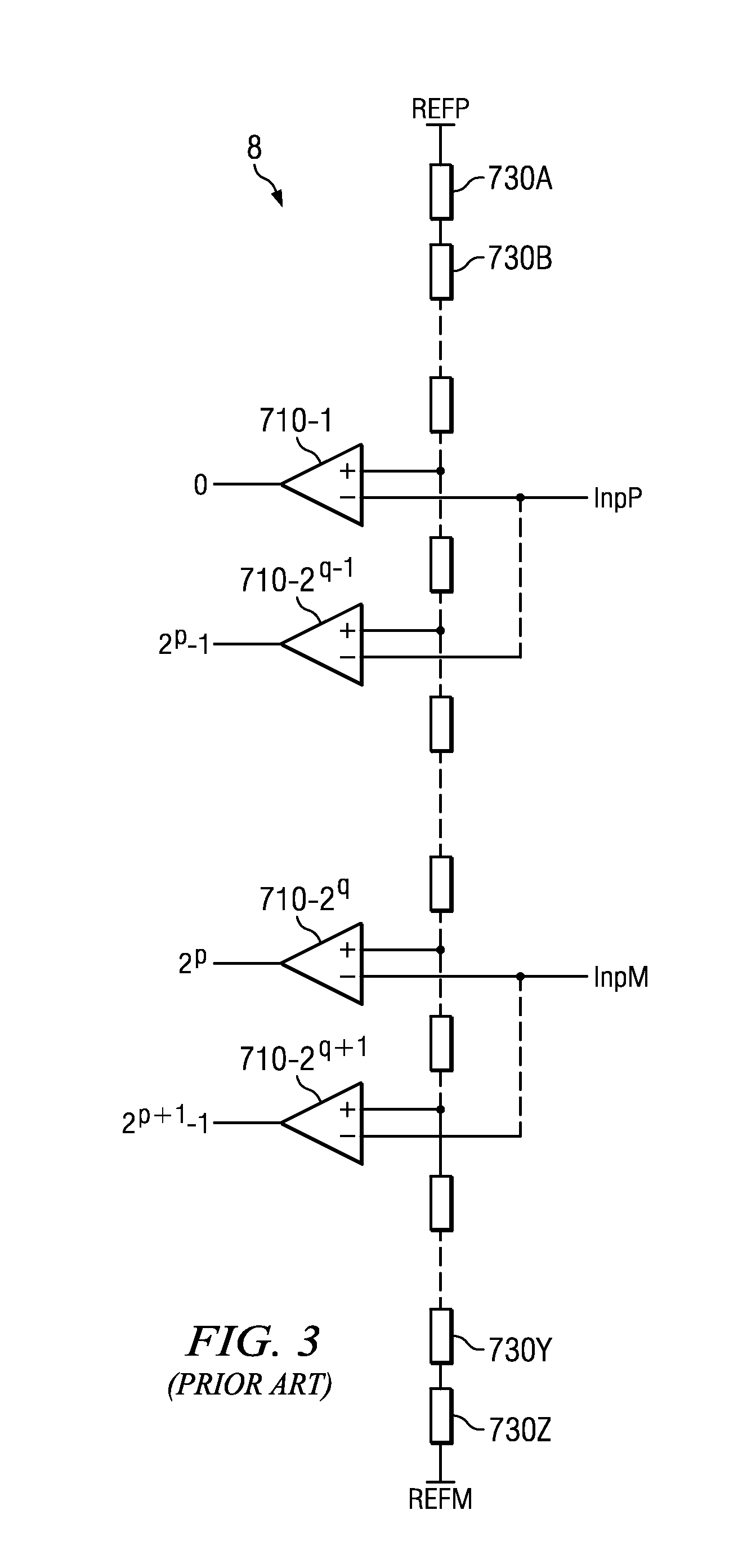 Circuitry and method for reducing area and power of a pipeline ADC