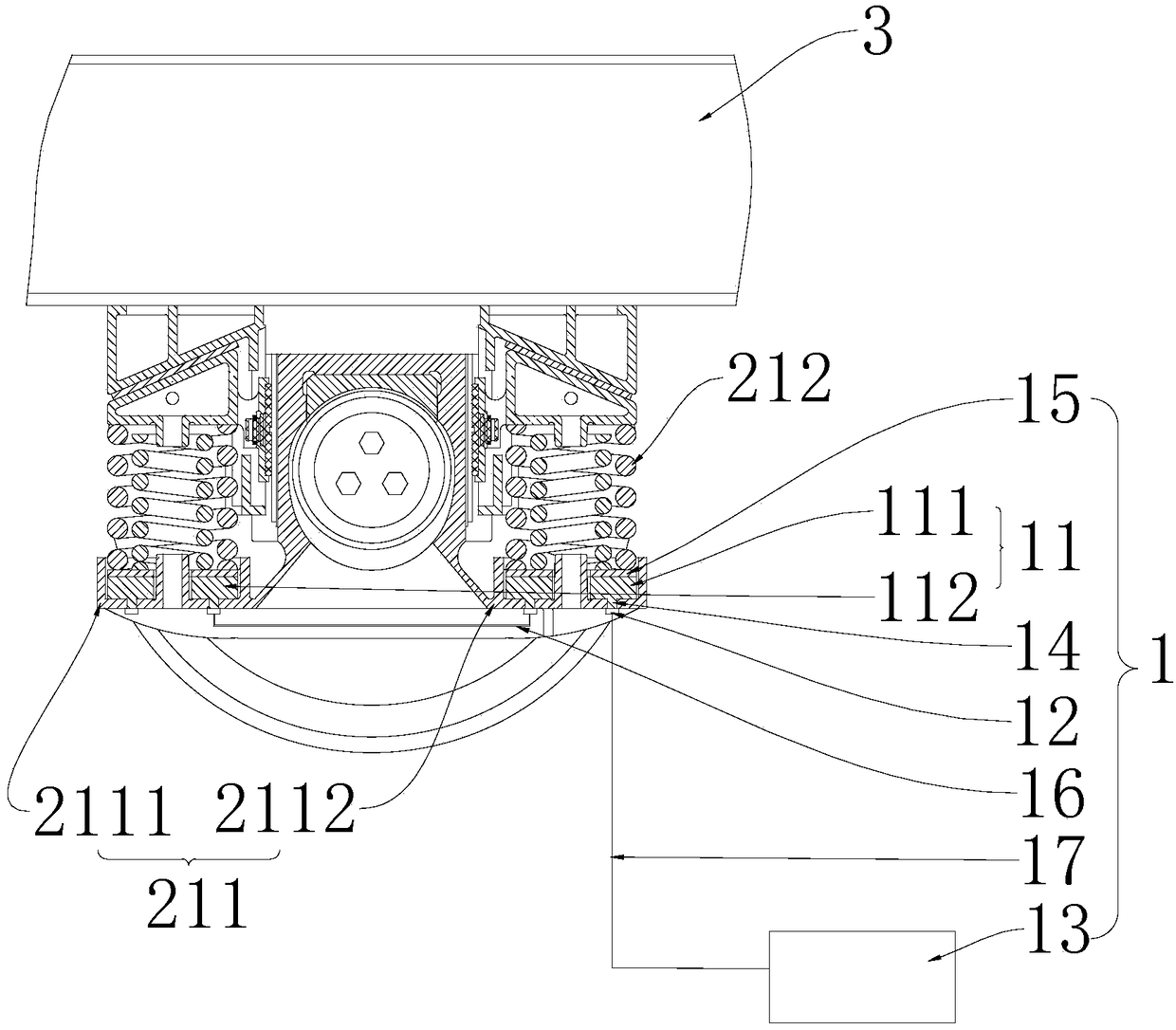 Weighing device of railway wagon