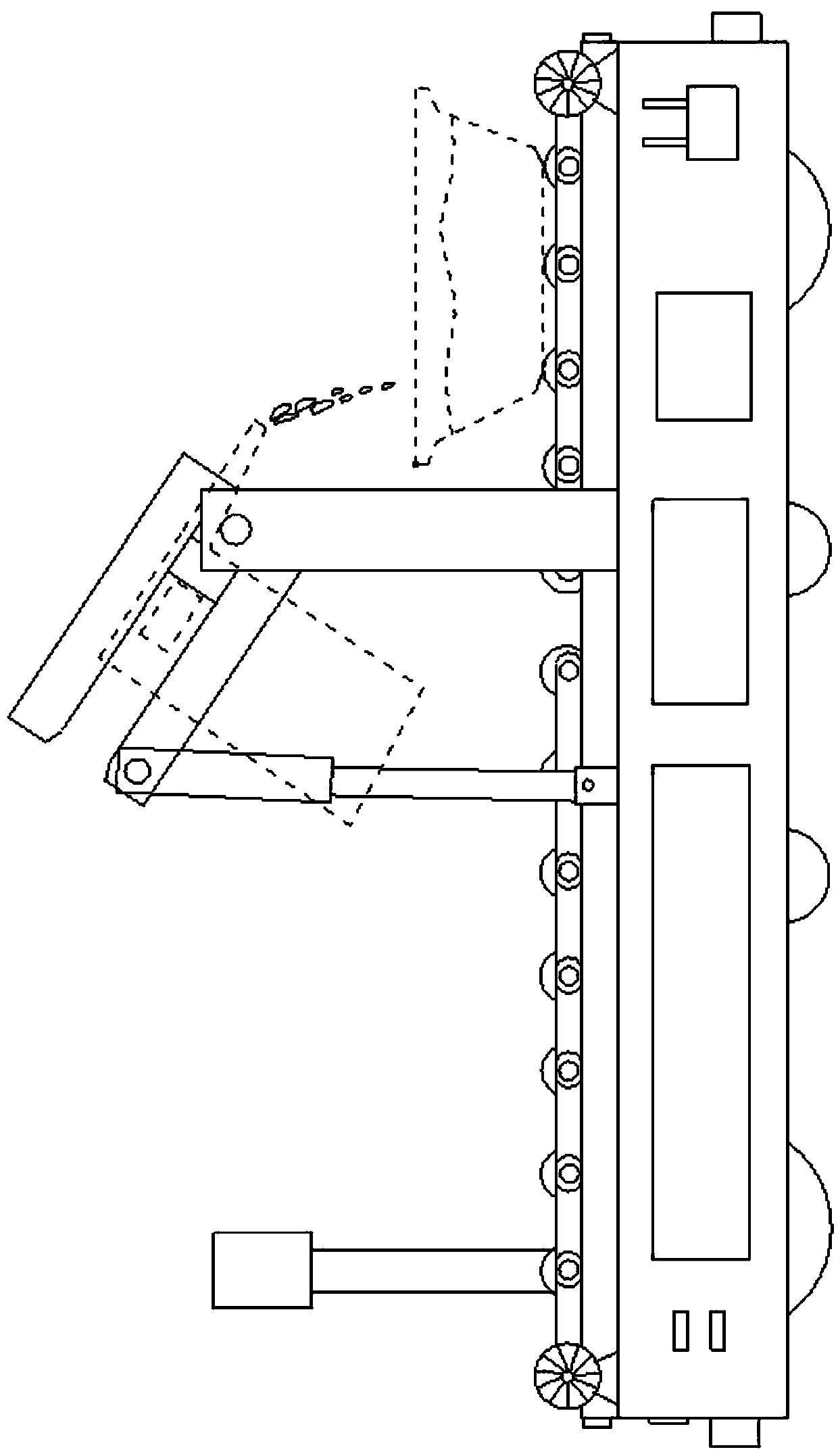 A molten iron automatic transfer robot