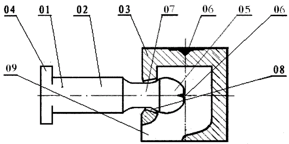 An eccentric locking assembly and a method for assembling a hollow profile