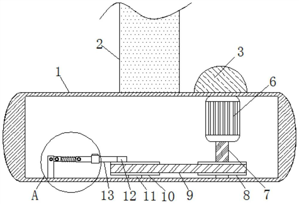 Table lamp mechanism capable of automatically adjusting lamplight brightness