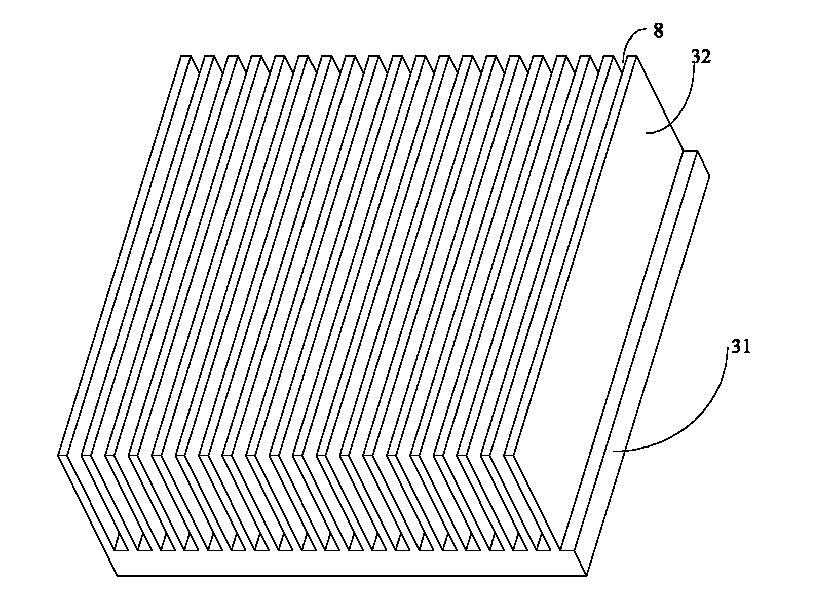 Heat-dissipation structure for LED (Light Emitting Diode) light